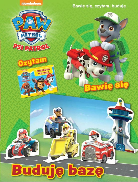 Psi Patrol. Bawi� si�, czytam, buduj�. Buduj� baz�