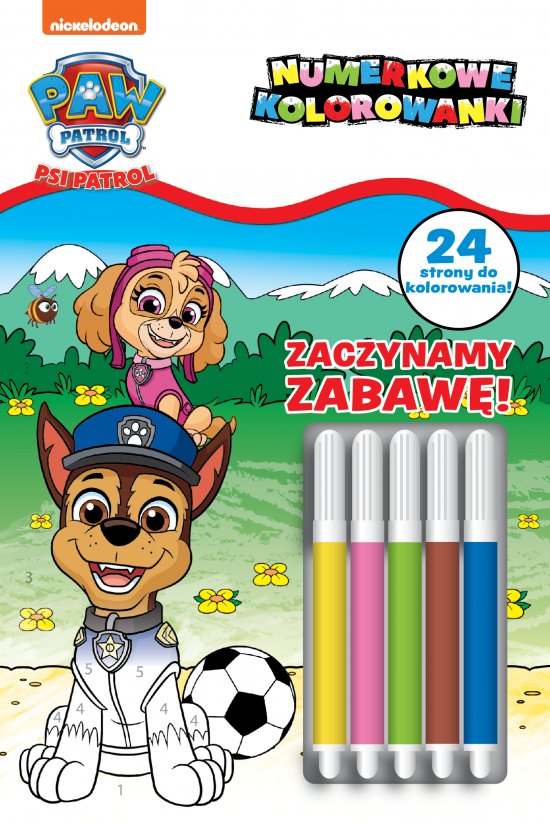 Psi Patrol Numerkowe kolorowanki. Zaczynamy zabaw�!