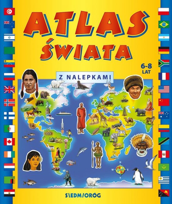 Atlas �wiata z nalepkami