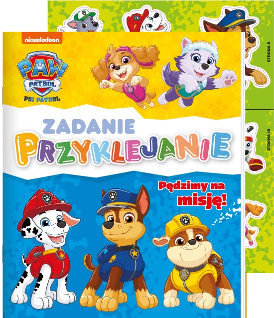 Psi Patrol. Zadanie przyklejanie. P�dzimy na misj�!