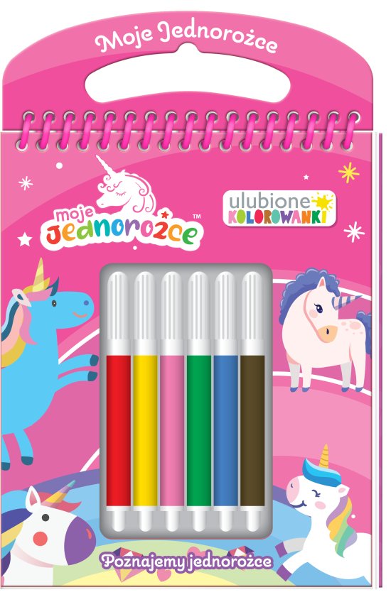 Moje jednoro�ce Ulubione kolorowanki cz. 1 Poznajemy jednoro�ce