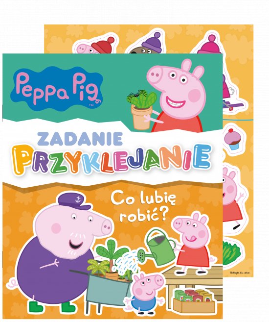 Peppa Pig. Zadanie Przyklejanie. Co lubi� robi�?