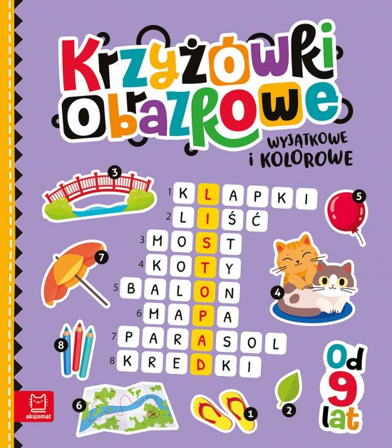 Krzy��wki obrazkowe. Wyj�tkowe i kolorowe. Od 9 lat