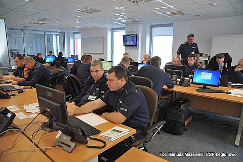 alt='W CSP otwarto Policyjne Centrum Dowodzenia na Euro 2012'