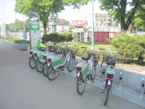Kolejna stacja Bemowo Bike przy Hali Wola