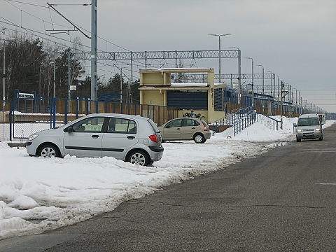 Parking w Choszczwce: wiateko w tunelu