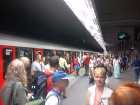 Wypadek w centrum, metro nie kursowao