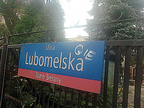Zielony most na Lubomelskiej