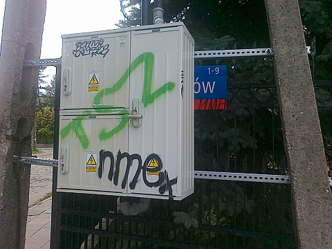 alt='Kreatywne oznakowanie ulicy Przewonikw'