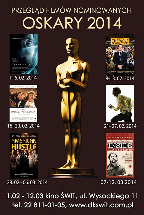 alt='Oskary 2014 - przegld w wicie  ROZDAJEMY BILETY!'