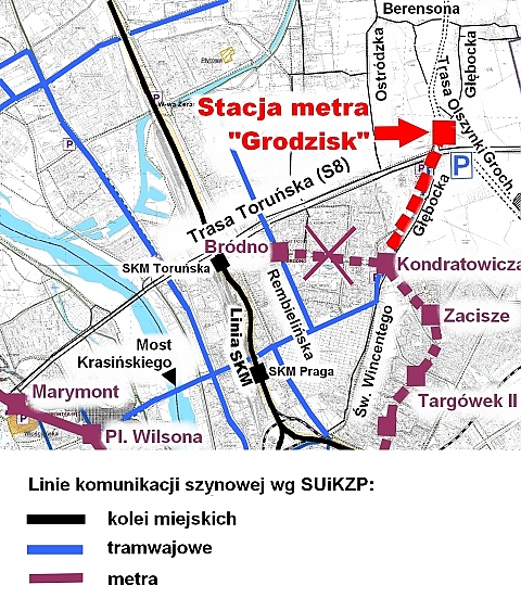 Stacja Grodzisk czy Brdno? "Biaoka to nie pola z kapust"