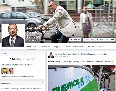 Schizma bemowska na Facebooku. Burmistrzw jest dwch!