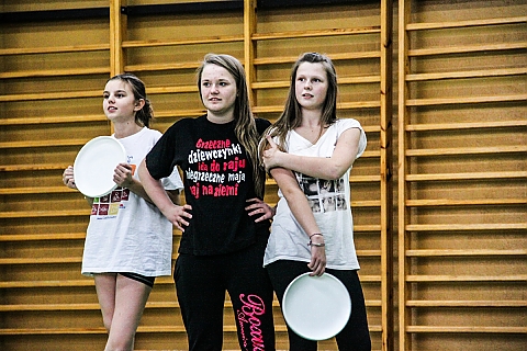 Ultimate Frisbee - niezwyke zajcia w gimnazjum na Trockiej