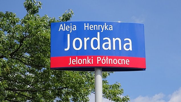 alt='Henryk Jordan ma alejk w parku Grczewska'