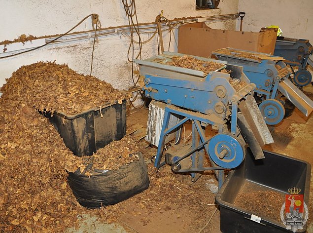 Zarekwirowano 9 ton nielegalnego tytoniu