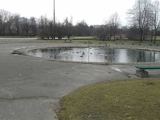 Zesp fontann odmieni park Szymaskiego