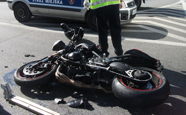 alt='Nie yje motocyklista ranny w wypadku na Pochociskiej'