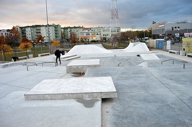 Najwikszy skatepark Warszawy ju gotowy