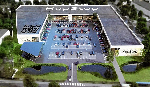 alt='HopStop Falenica. Nowe centrum handlowe z pozwoleniem'