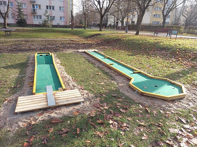 Minigolf na Piaskach. "Pierwsze takie miejsce na Bielanach"