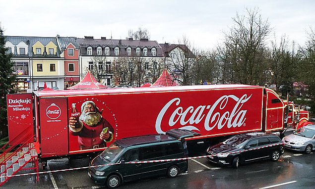 Coca-Cola truck zajecha! "Moe zakrci si w gowie"