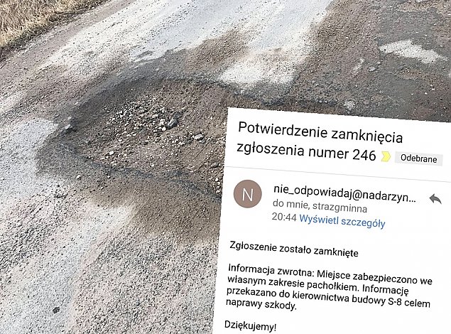 Zgłoś dziurę w drodze. Aplikacja strzałem w dziesiątkę