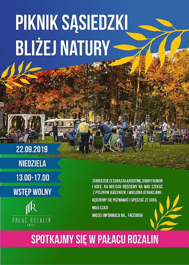 Spotkajmy się na pikniku w pałacu. Rozalin zachwyca