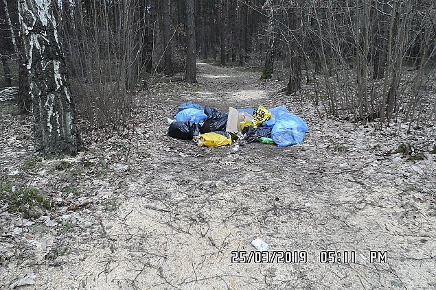 Śmieci na dziko. 18 ton odpadów w okolicach Nadarzyna