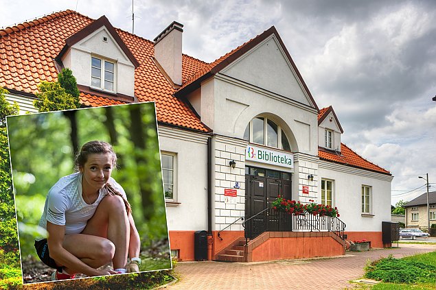 Natalia Tomasiak w nadarzyńskiej bibliotece