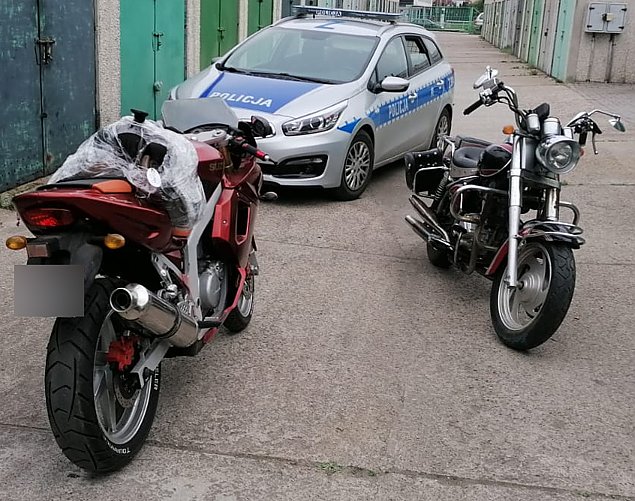 alt='Motocykle znikny z garay. Na celowniku Tarchomin i Aluzyjna'