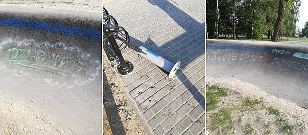 Młodzież niszczy pumptrack. Za naprawę powinni zapłacić rodzice?