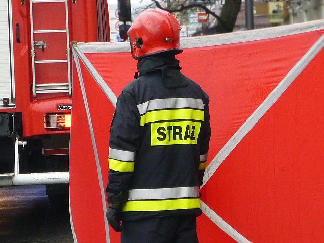 Śmiertelny wypadek w Młochowie. Śmieciarka potrąciła pieszego