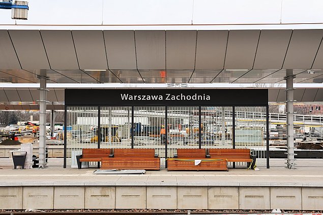 Dworzec Zachodni: pierwszy peron gotowy