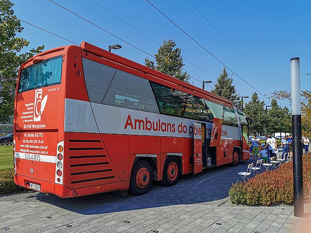 alt='Zbirka krwi na Tarchominie. Specjalny autobus przyjedzie w sobot'