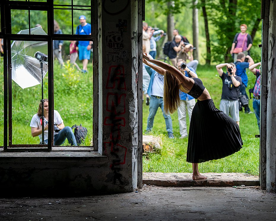 Udany plener w Forcie Bema. "Czerpiemy przyjemno z fotografii"