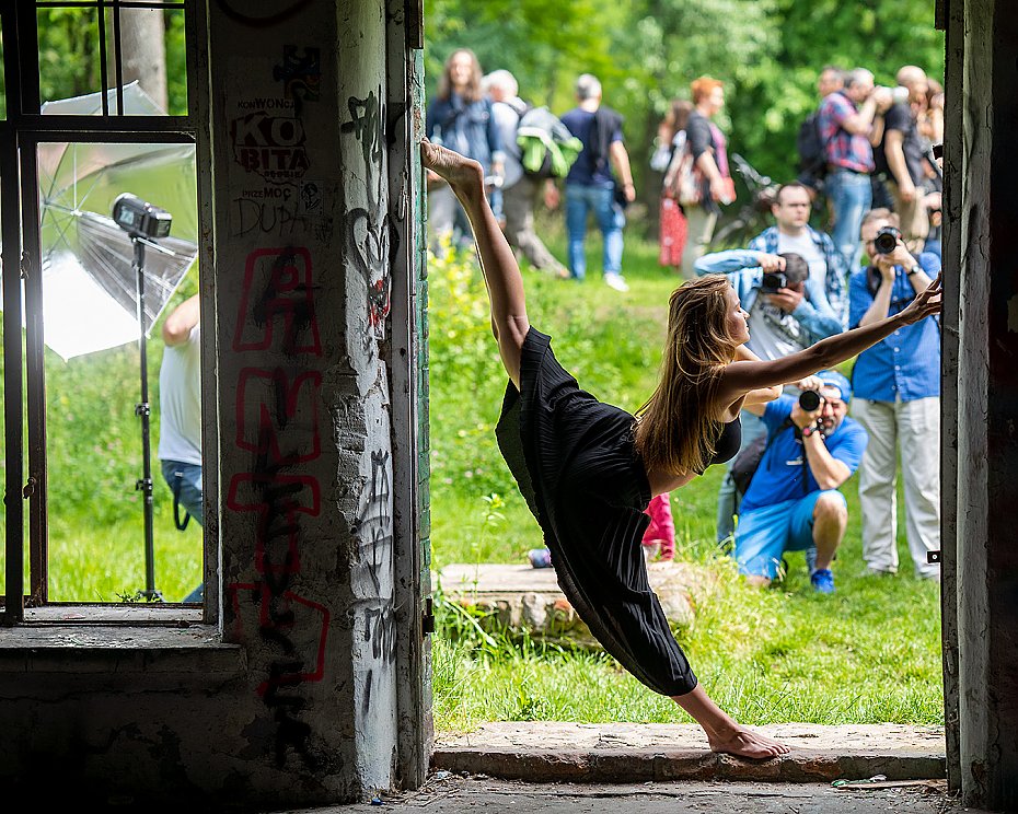 Udany plener w Forcie Bema. "Czerpiemy przyjemno z fotografii"