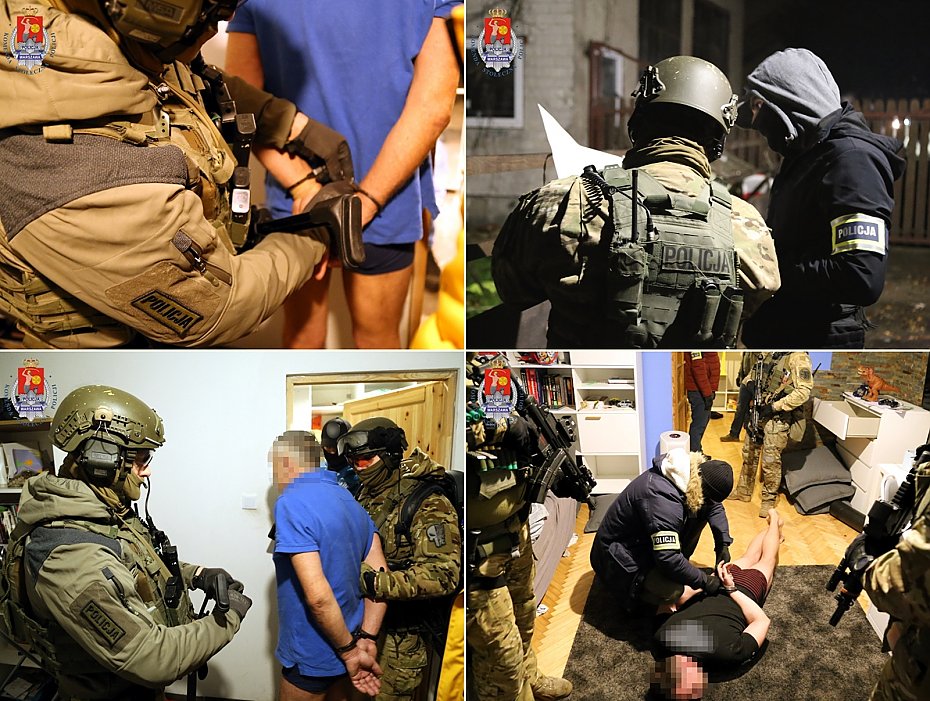 alt='Dua akcja policji w Warszawie i Otwocku. Rozbili grup narkotykow'