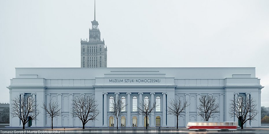 alt='Architekt pokaza wizj dla centrum Warszawy. W sieci zawrzao'