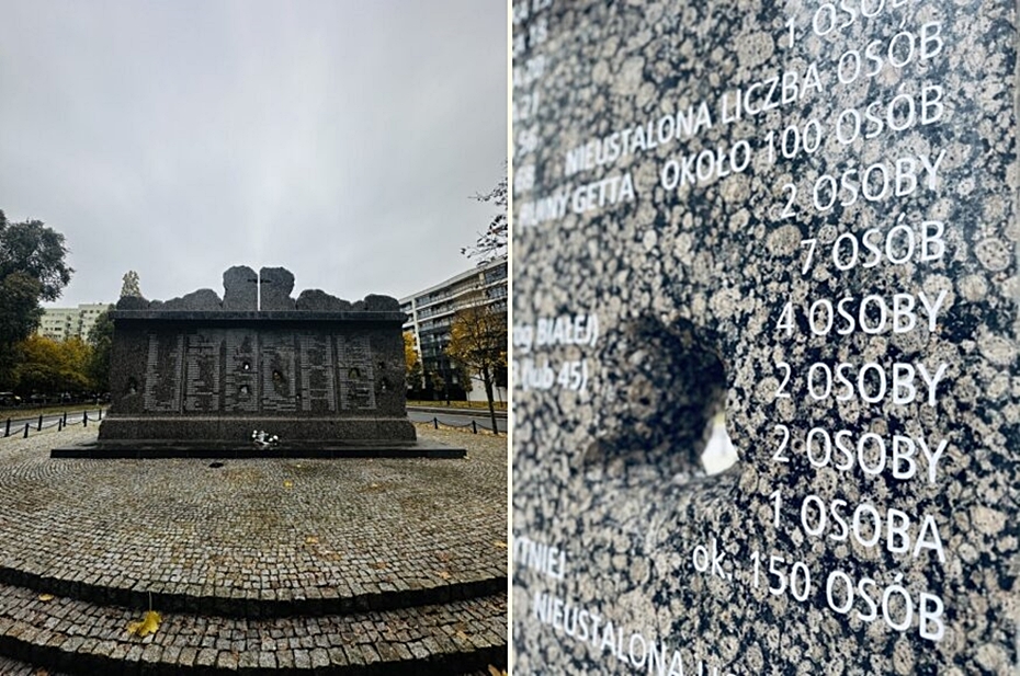 Pomnik Ofiar Rzezi Woli odrestaurowany. Przypomina o przera¿aj±cej niemieckiej zbrodni