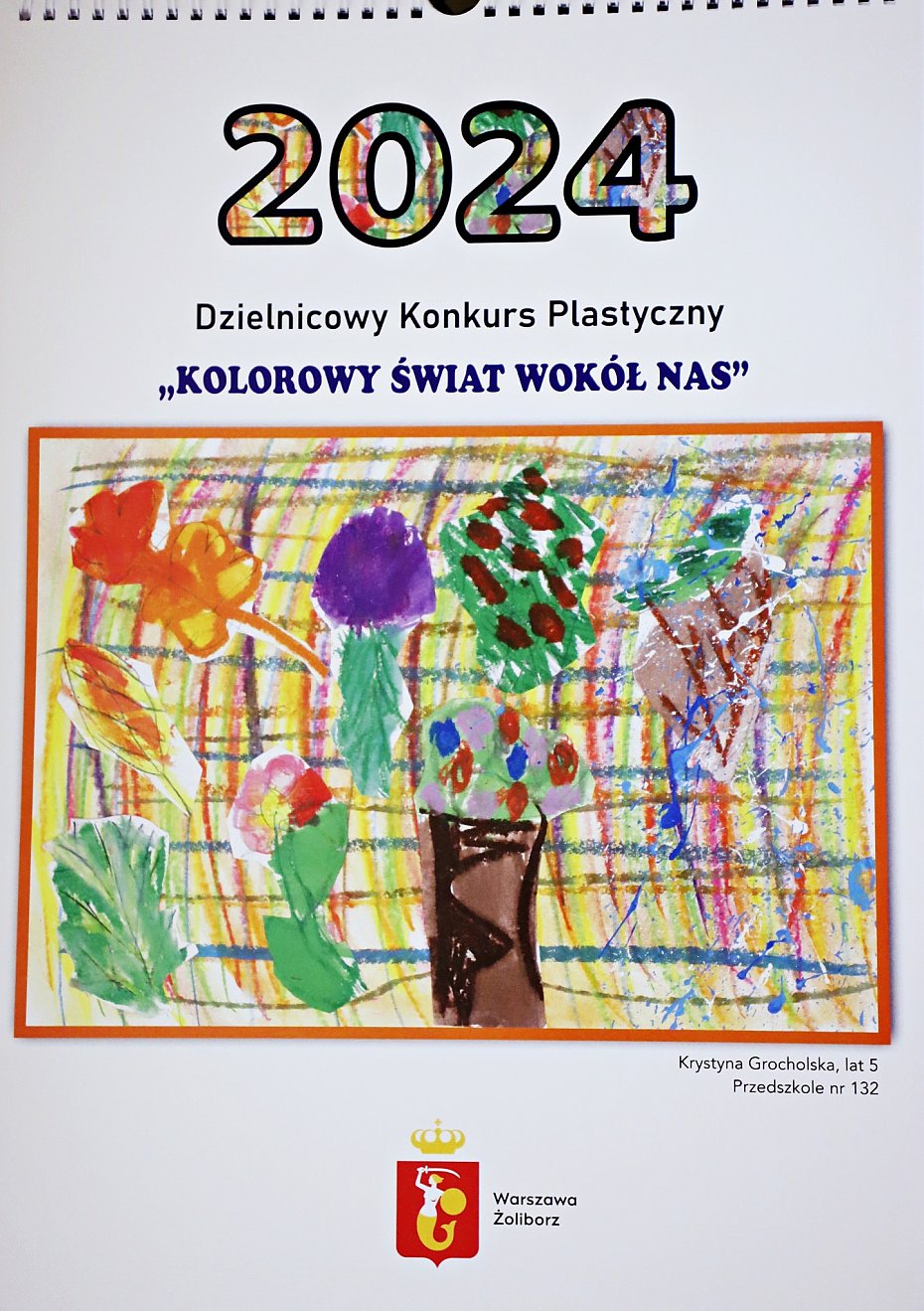 Kalendarz oliborskich przedszkolakw. "Kolorowy wiat wok nas"