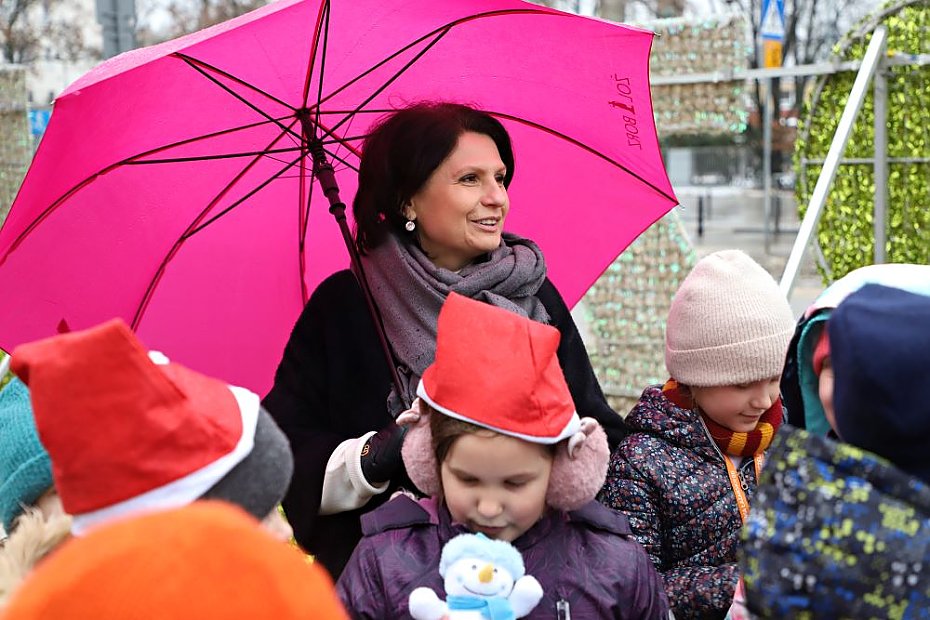 Przyozdb oliborsk choink yczeniami dla ssiadw