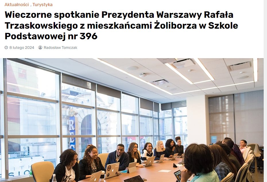 Sztuczna inteligencja pisze o oliborzu. Prezydent Warszawy jest czarnoskry?