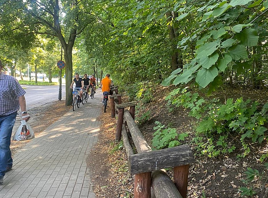 Na chodniku rowerzyci wpadaj na pieszych. Urzdnicy maj "rozwizanie" problemu