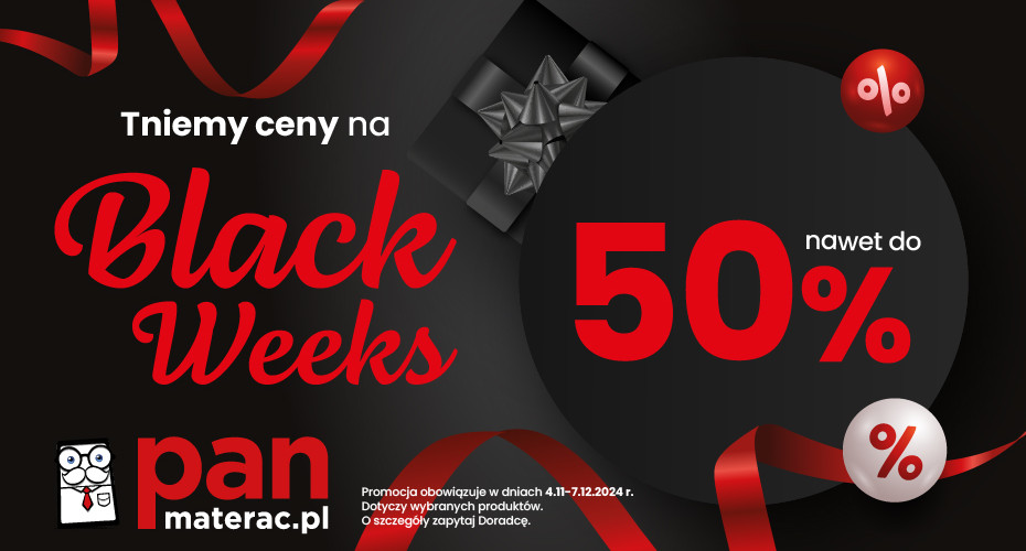 Black Weeks w salonach Pan Materac - rabaty do 50%!