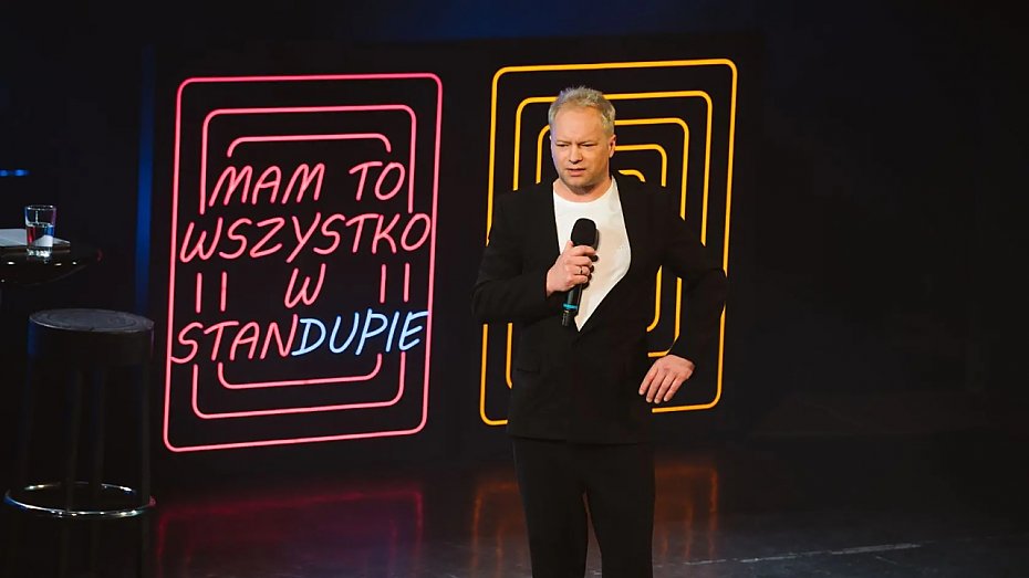 Maciej Stuhr na scenie Komedii. "Mam to wszystko w standupie!"