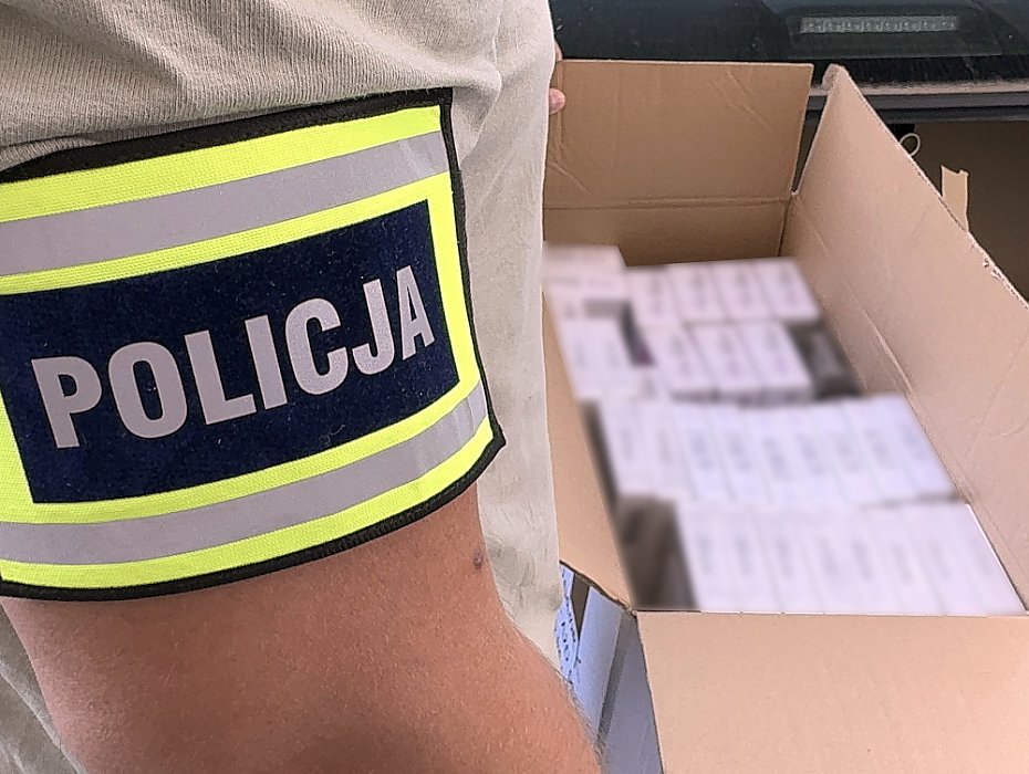 Policja przeja 130 tysicy nielegalnych papierosw. Zatrzymano 39-latka