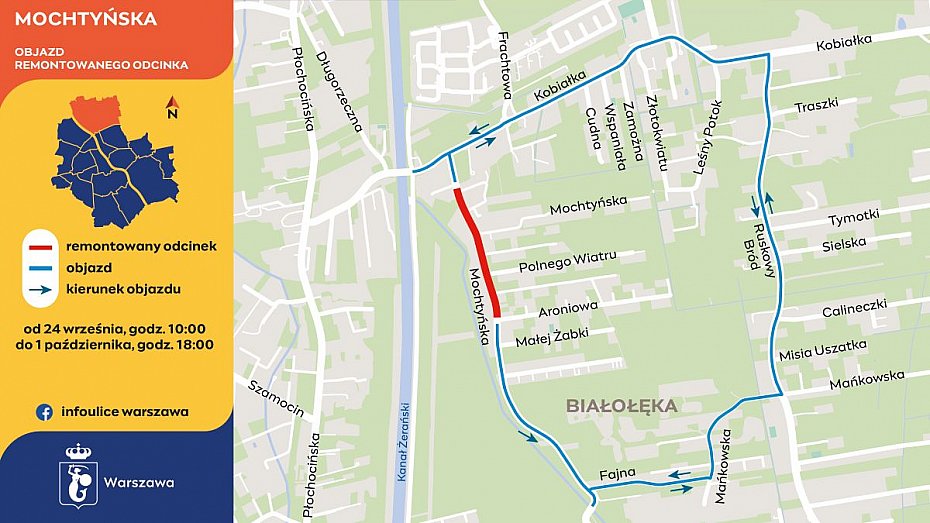 alt='Remont Mochtyskiej. Objazdy i zmiany tras autobusw'