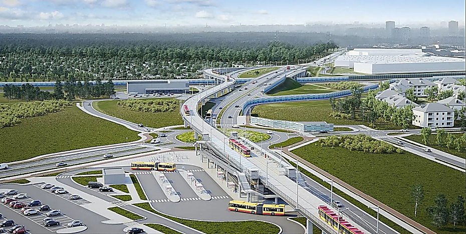 alt='Biaoka doczeka si fragmentu trasy Olszynki Grochowskiej. W pakiecie z tramwajem'