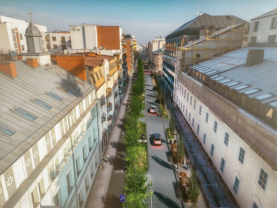 Rusza kontrowersyjna przebudowa ulicy. Priorytet dla pieszych i rowerzystw