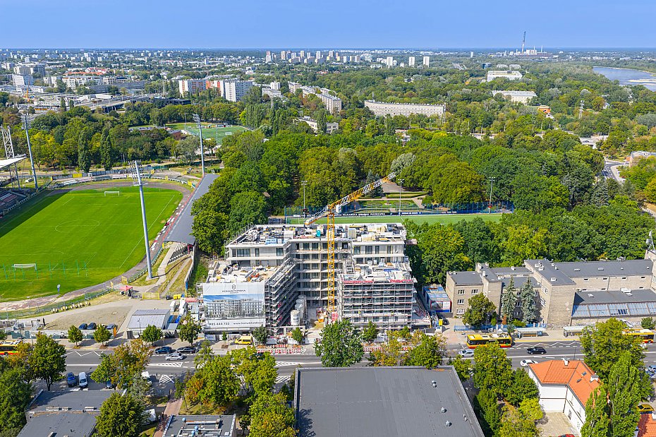 Radny ostrzega: blok mieszkalny za blisko stadionu Polonii